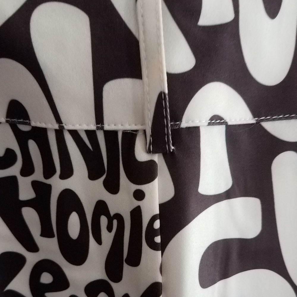 'Lisa Says Gah'    Size 6 tts. NEW WITH TAGS  Lyric Print  Beatles  70's Peace - Picture 13 of 15